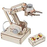 Robot Arm Kits Robotics for Kids Ages 8-12-14-16 Teens Adults STEM Toys Building Engineering 9 10 11 13 14 15 16+ Year Old Boys Grils Gifts Easter Basket Stuffers DIY Craft Science Circuit Project