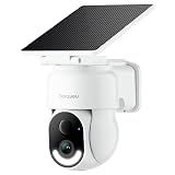 GALAYOU Solar Camera Outdoor Wireless - 2.4 GHz Wi-Fi Battery Powered Cameras for Home Security with Detachable Solar Panel, 2K 360° Pan/Tilt Auto-Tracking, Spotlight, TF Card Storage, R6 1 Pack
