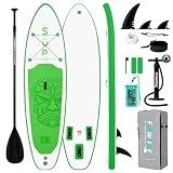 FunWater Inflatable Stand Up Paddle Board with Beginners SUP Accessories