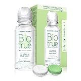 Biotrue Contact Solution, Multi-Purpose Solution with Lens Case, Cleans, Conditions, Hydrates, Disinfects, Removes Protein, Dirt & Debris, Contact Lens Cleaner & Storage, 2 Fl Oz (Pack of 1)