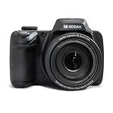 KODAK PIXPRO AZ528 16MP Digital Camera, 52x Optical Zoom, Wi-Fi, Black