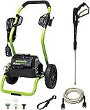 Greenworks 2000 Max PSI @ 1.1 GPM (13 Amp) Electric Pressure Washer GPW2000-1RG
