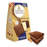 Ferrero Rocher chocolate squares, Assorted Chocolate, Variety Pack, 3.7 oz