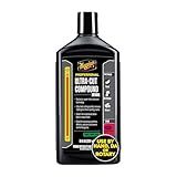 Meguiar's Mirror Glaze M105 Ultra-Cut Compound, Car Rubbing Compound for Removing Scratches and Heavy Swirls While Adding Shine, Safe and Effective on All Glossy Car Paint and Clear Coats, 8 oz