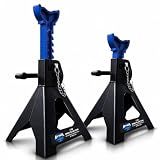 ANTPOWER Car Jack Stands 3 Ton (6,600 lbs) with Double Locking Heavy Duty 11.2"-16.8" Adjustable for Lifting SUV, Pickup Truck Garage 6000 lbs Capacity 1 Pair