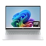 HP OmniBook 3 16 inch Next Gen AI PC, 2K Touchscreen, AMD Ryzen AI 5 430, 16 GB RAM, 512 GB SSD, AMD Radeon 840M GPU, Windows 11 Home, Glacier Silver, 16-bv0099nr