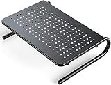 HUANUO Monitor Riser for Desk, Desk Organizer,Laptop Shelf w/Vented for Screen, Computer Stand for PC, Printer, for Home & Office
