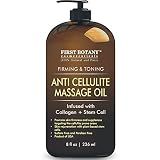 Anti-Cellulite Massage Oil with Collagen & Stem Cells, 8 fl oz
