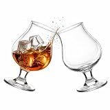DeeCoo® 2 Pack Crystal Whiskey, Bourbon, Scotch Glasses, Wine Tasting Glasses 7 oz, Shot Glasses Set Old Fashioned Brandy Snifter Glass for Liquor Tequila Gin Cognac Vodka Cocktai, Gift for Men Father