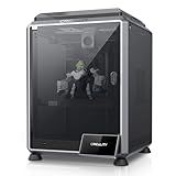 Creality K1C 3D Printer, 2024 New Version 3D Printers with 600mm/s Fast Printing Speed and Clog-Free Direct Extruder, Support 300℃ Printing and Carbon Fiber Filaments, Auto Leveling and AI Camera