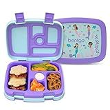 Bentgo Kids Prints Leak-Proof, 5-Compartment Bento-Style Kids Lunch Box - Ideal Portion Sizes for Ages 3-7, Durable, Drop-Proof, Dishwasher Safe, & Made with BPA-Free Materials (Mermaids in the Sea)