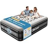 OhGeni Air Mattress Queen with Built in Pump, 18" Raised Blow up Bed, 800lb