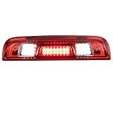 Tresound LED Third Brake Cargo Light for 2014-2018 Chevy Chevrolet Silverado & GMC Sierra 1500 2500HD 3500HD Rear High Mount Stop Lamp Red Lens Chrome Housing