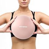 FITMIND_Pilates Ball 10 Inch Anti-Burst Slip Resistant Mini Yoga Ball for Fitness, Core Training, Physical Therapy, Balance, Stability, Stretching 200kg 440lbs Capacity - Pink