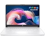 HP Ultra Slim Laptop with Microsoft Office 365 | 1.1TB Storage (1TB Cloud and 64GB Hard Drive) | Intel 4-Core, 8GB RAM | Windows 11 | w/o Earbuds