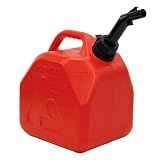 Gas Can 3 Gallon, Portable Fuel Container with Rotating Pour Spout, Carry Handle for Gasoline, Lawn Equipment, Garage and Outdoor Use 87256