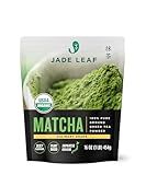 Jade Leaf Matcha Organic Culinary Grade Green Tea Powder - Farm Direct Second Harvest for Blending and Cooking - Authentic Japanese Origin (1 Pound Bulk Resealble Pouch)