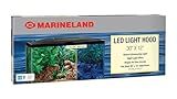 MarineLand LED Aquarium Hood - 30 x 12 inch, black (32995)
