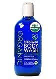 Certified Organic Spearmint & Eucalyptus Body Wash by Be-One - Paraben & Sulfate Free - Vegan - All Natural - Eczema - Sensitive Skin - For Men & Women - MADE IN USA