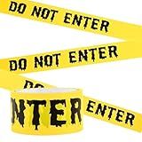 1.9inch x 82Feet Halloween Decorations Caution Tape Roll Halloween Caution Tape Halloween Tape Scary Warning Tape for Halloween Party Decorations Indoor Outdoor