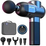 BOB AND BRAD C2 Massage Gun, FSA Eligible & HSA Approved Deep Tissue Percussion Massager Gun, Muscle Massager with 5 Speeds and 5 Heads, Electric Back Massagers for Professional Athletes Home Gym