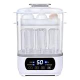 Freebaby Baby Bottle Steamer and Dryer, All-in-One Sterilizer and Dryer for All Baby Bottle, Bottle Sanitizer for Pacifiers&Breast Pump Parts, 8 Bottles Capacity and Auto-Off