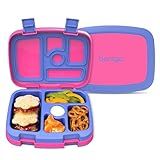 Bentgo Kids Bento-Style 5-Compartment Leak-Proof Lunch Box - Ideal Portion Sizes for Ages 3 to 7 - Durable, Drop-Proof, Dishwasher Safe, PFAS & BPA-Free & Made with Food-Safe Materials (Fuchsia)