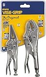 IRWIN VISE-GRIP Original Locking Pliers with Wire Cutter Set, 2 Piece, 36