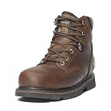 Timberland PRO Men's Pit Boss 6 Inch Steel Safety Toe Industrial Work Boot, Brown-2024 New, 9.5