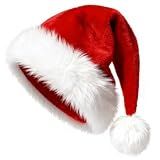 Santa Hat - Christmas hats Adults - Unisex Adult Santa Hats Suitable