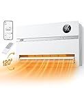DREO Smart Wall Heater, 1500W Space Heater for Bedroom, White, Standard