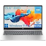 HP 15.6" Laptop Computer for Business Home Study, FHD, 16GB DDR4 RAM, 256GB PCIe SSD, Intel Processor (Beat i3-1115G4), WiFi 6E, Bluetooth 5.3, Numeric Keypad, Type-C, HDMI, Windows 11 Pro