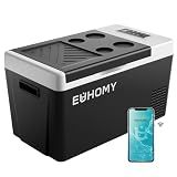 EUHOMY 23QT 12 Volt Refrigerator, -4℉~68℉ Electric Cooler for Car
