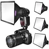 Altura Photo Flash Diffuser Softbox 11x8, Universal for Speedlight, 3pk