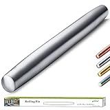 Stainless Steel Rolling Pin, Matte Finish 16.7 Inches, Berglander Rolling Pin For Baking Pizza Dough, Pie, Cookie, Essential Kitchen Utensil Gift Ideas For Bakers.