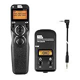 Pixel Remote Shutter Intervalometer TW283-E3 LCD Multi-Function Shutter Remote Release Timer Controller Adapter Compatible with Canon EOS DSLR Pentax Contax Cameras