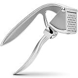 COKORA Garlic Press, Rust Resistant Garlic Crusher and Mincer, Solid Metal
