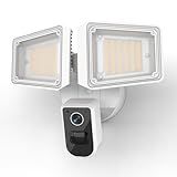 DeerTalk Security Cameras Outdoor 2K - LED Flood Light 2.4G&5G WiFi Motion Detection 2-Way Audio Camera with 4230 Lumens 3000-5000K and 150dB Siren 24/7 Recording Alexa-Compatible for Home Security
