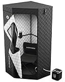 SAUNABOX® SmartSteam Kit Pro Portable Steam Sauna | Home Sauna Tent with Chair, Mat & Carry Case | Full Body Steam Therapy for Relaxation & Recovery | VOC-Free Materials