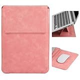 HoYiXi 14 Inch Laptop Sleeve Case with Stand Feature for Mac Book Pro 14 2021/ASUS Vivobook 14/HP Pavilion X360/IdeaPad 14/Dell HP ASUS Acer Huawei Matebook 14'',Compatible 13.3-14'' PC,Rose Red