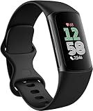 Fitbit Charge 6 Activity Tracker Heart Rate Monitoring, 7-Day Battery, Integrated Google Apps, Maps & Wallet, in-Depth Health Insights, Activity & Sleep Analysis, (Obsidian/Black)