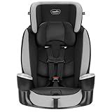 Evenflo High-Back Booster Car Seat with Harness, 22 to 110lbs, Maestro Sport, Granite Gray