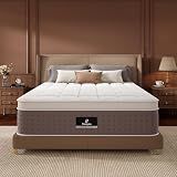 King Size Mattress, Upgraded 14 Inch Luxury Hybrid King Mattress in a Box, Cooling Gel Memory Foam & Pocket Springs for Pressure Relief, Medium Firm, Edge Support, Certified Safe, 365-Night Trial