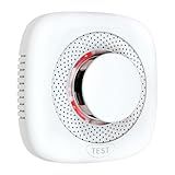 Smoke Detector, Fire Alarms Smoke Detectors, Smoke Alarm Battery Powered, Portable Smoke Detectors with LED Indicator, MY-S05, 1 Pack