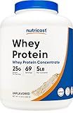 Nutricost Whey Protein Powder, Unflavored, 5 pounds - from Whey Protein Concentrate