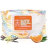 Pacifica Makeup Remover Face Wipes - Daily Facial Cleansing & Exfoliating Towelettes - Biodegradable - Organic - w/ Gycolic Acid - Clean Beauty Vegan & Cruelty-Free Dermatologist Tested 30 Count