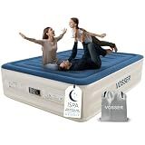 VOSSER Air Mattress Queen with Built in Pump,18'' Raised Blow Up Bed,800lb