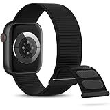 OHOTLOVE Nylon Sport Band Compatible with Apple Watch Band 38mm 40mm 41mm 42mm 44mm 45mm 46mm 49mm, Adjustable Breathable Women Men Braided Strap Compatible for iWatch Series 10/9/8/7/6/5/SE/Ultra