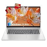 HP Flagship 17 Touchscreen Laptop Computer - 17.3" Anti-Glare HD+ Display, Windows 11 Pro, Copilot, AMD Ryzen 5 7430U (up to 4.3GHz), Wi-Fi 6, Fast Charge | 16GB RAM + 1TB SSD