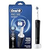 Oral-B Pro 500 Electric Toothbrush with (1) Brush Head, Rechargeable, Black